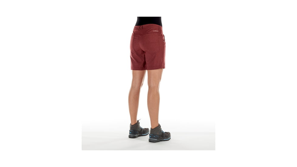 Mammut Womens Massone Shorts, Merlot Melange, US 2, 1023-00030-6237-32-10