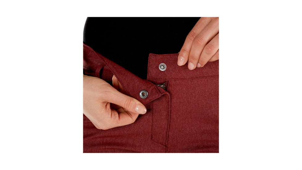 Mammut Womens Massone Shorts, Merlot Melange, US 2, 1023-00030-6237-32-10