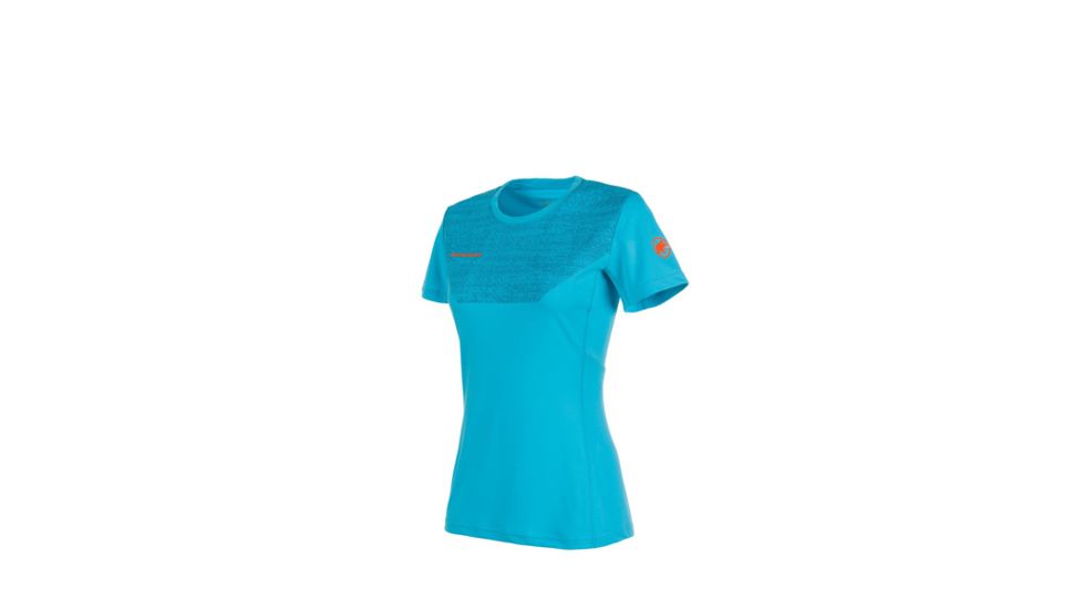 Mammut Womens Moench Light T-Shirt, Arctic, Small, 1017-00060-5205-113