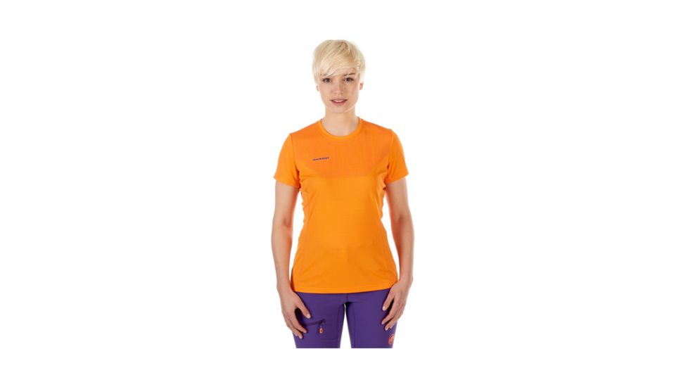 Mammut Womens Moench Light T-Shirt, Sunrise, Small, 1017-00060-2153-113
