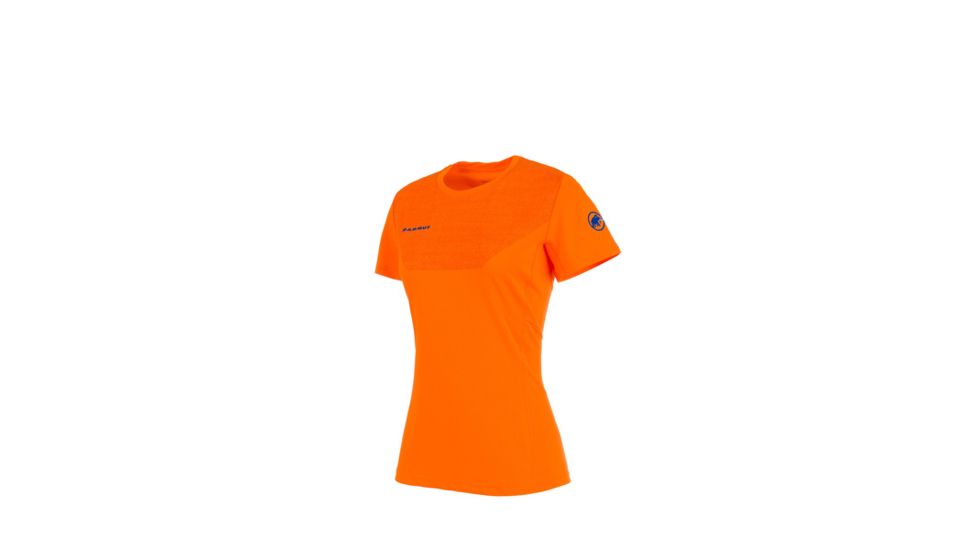 Mammut Womens Moench Light T-Shirt, Sunrise, Small, 1017-00060-2153-113