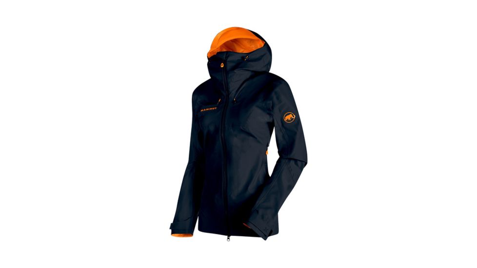 Mammut Womens Nordwand Advanced HS Hooded Jacket, Night, Extra Large, 1010-25720-5924-116