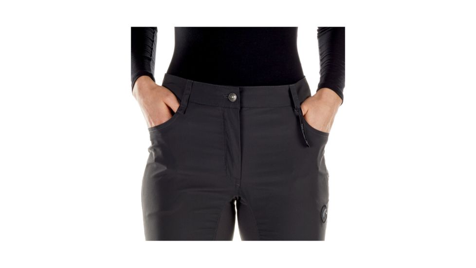 Mammut Womens Runbold Light Pants, Graphite, US 12, Regular Inseam, 1020-09911-0121-42-10