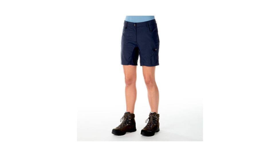 Mammut Womens Runbold Light Shorts, Marine, US 10, 1020-09921-5118-40-10