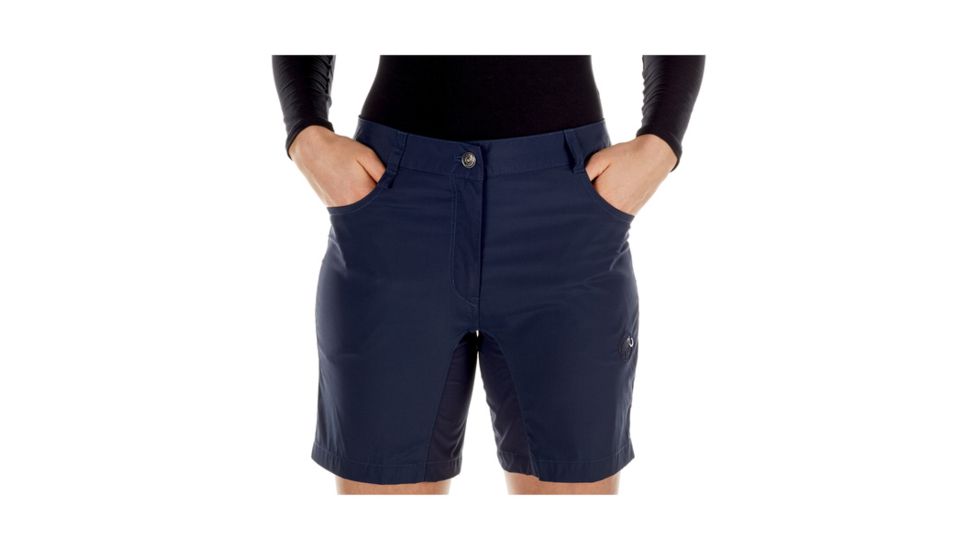 Mammut Womens Runbold Light Shorts, Marine, US 10, 1020-09921-5118-40-10