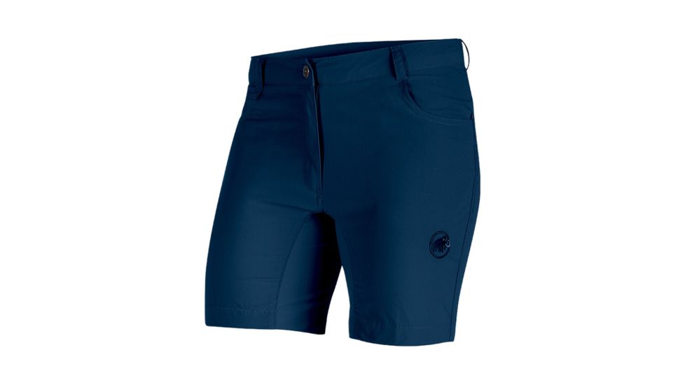 Mammut Womens Runbold Light Shorts, Marine, US 10, 1020-09921-5118-40-10