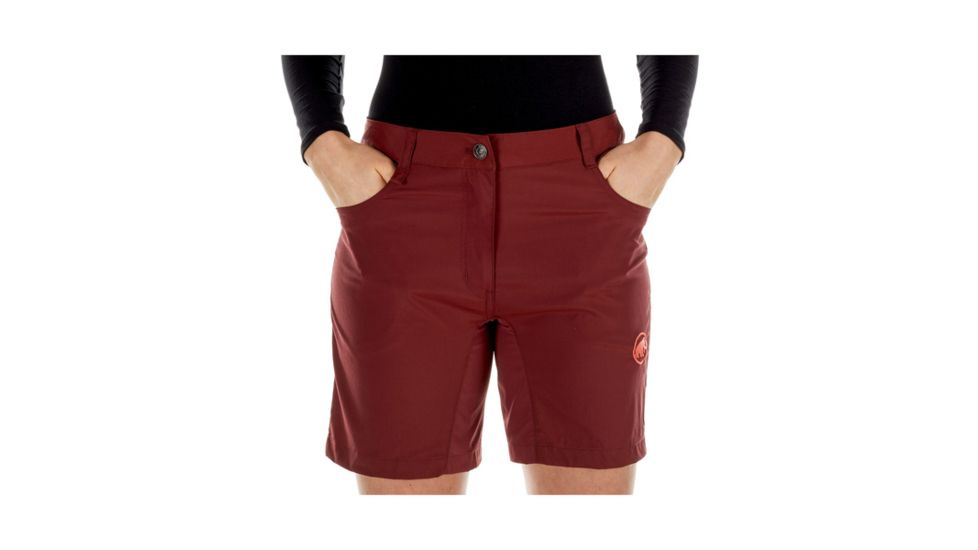 Mammut Womens Runbold Light Shorts, Merlot, US 10, 1020-09921-6007-40-10