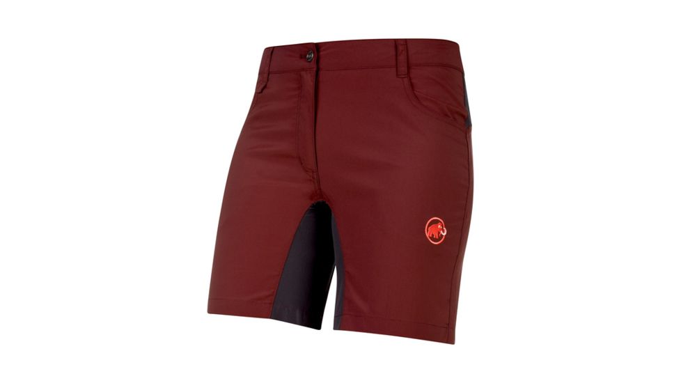 Mammut Womens Runbold Light Shorts, Merlot, US 10, 1020-09921-6007-40-10