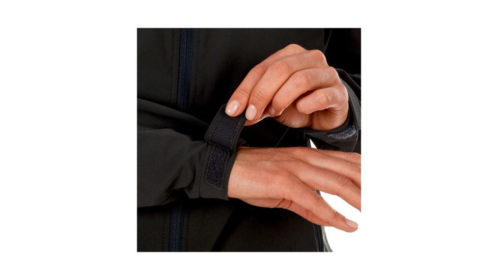 Mammut Womens Runbold Trail SO Hooded Jacket, Graphite, Extra Large, 1011-23181-0121-116