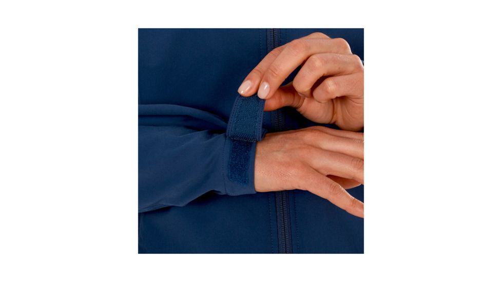 Mammut Womens Runbold Trail SO Hooded Jacket, Jay, Large, 1011-23181-50011-115