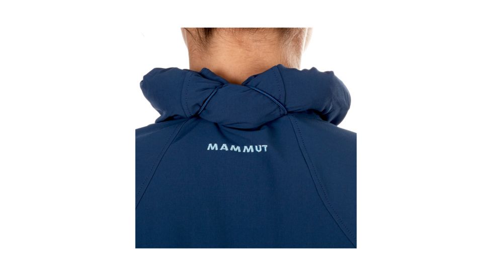 Mammut Womens Runbold Trail SO Hooded Jacket, Jay, Large, 1011-23181-50011-115