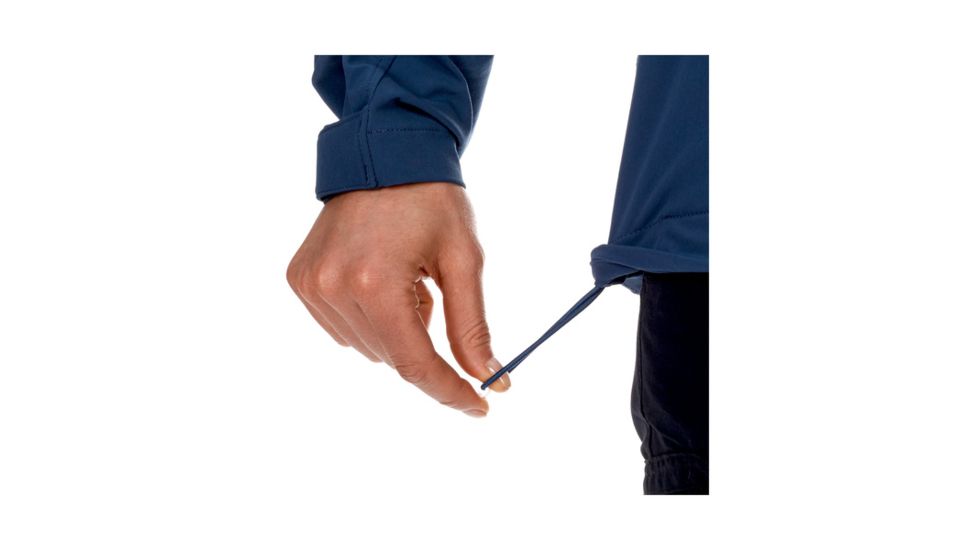 Mammut Womens Runbold Trail SO Hooded Jacket, Jay, Large, 1011-23181-50011-115