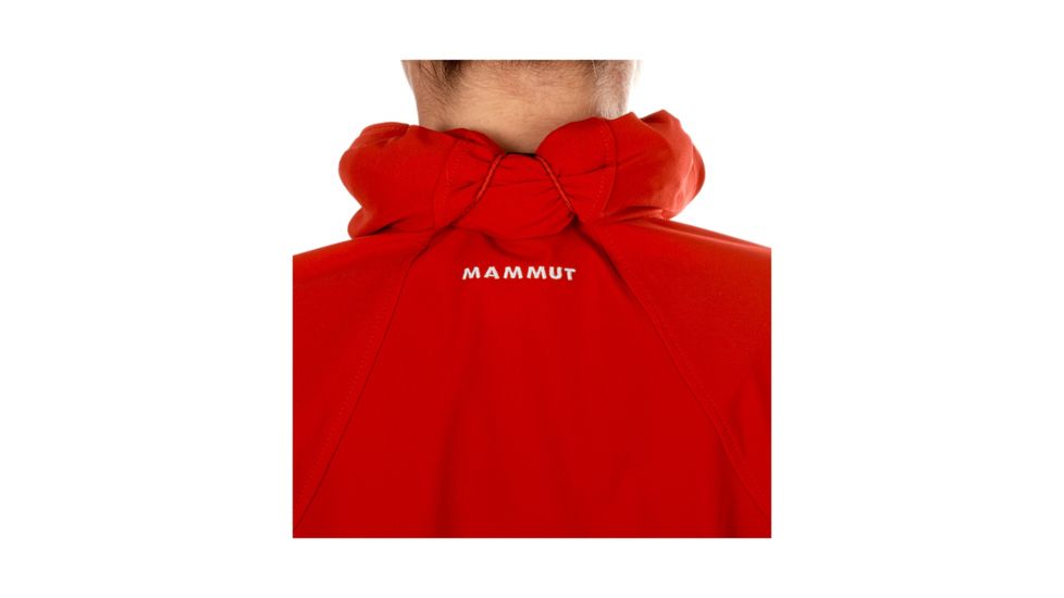 Mammut Womens Runbold Trail SO Hooded Jacket, Magma, Small, 1011-23181-3465-113