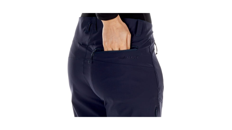 Mammut Womens Runje Pants, Marine, US 2, 1020-06893-5118-32-10