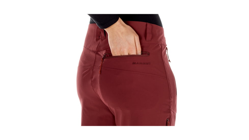 Mammut Womens Runje Pants, Merlot, US 2, 1020-06893-6007-32-10