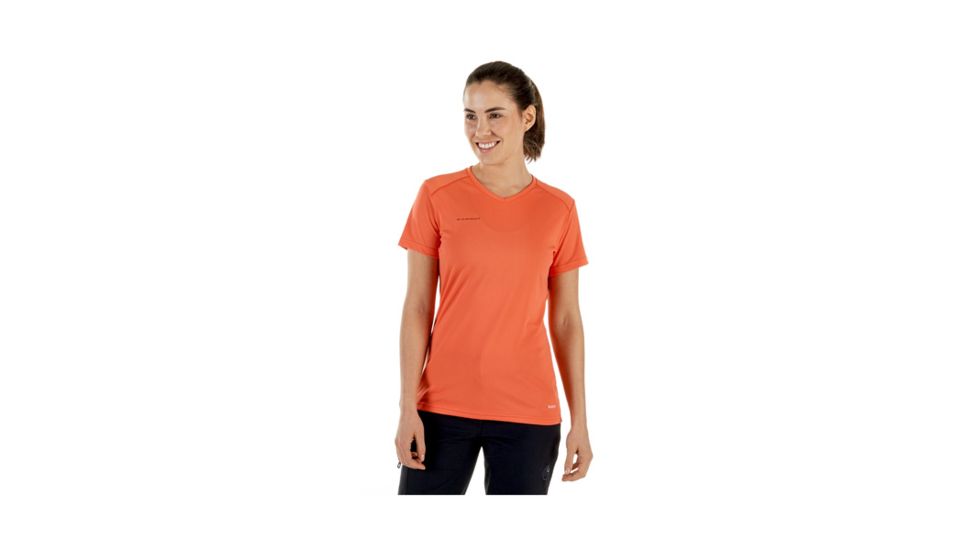 Mammut Womens Sertig T-Shirt, Barberry-Barberry, Extra Small, 1017-00140-3459-112