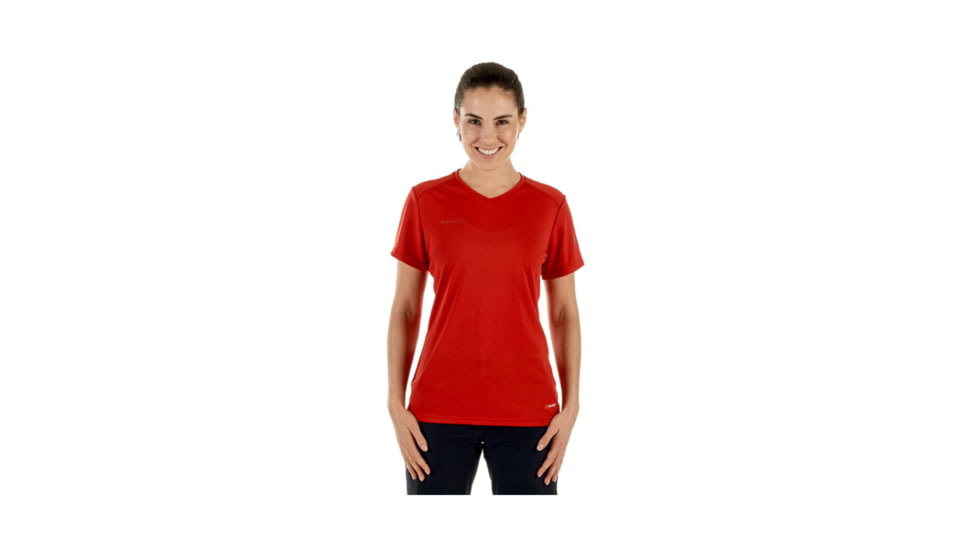 Mammut Womens Sertig T-Shirt, Magma-Magma, XXS, 1017-00140-3471-111