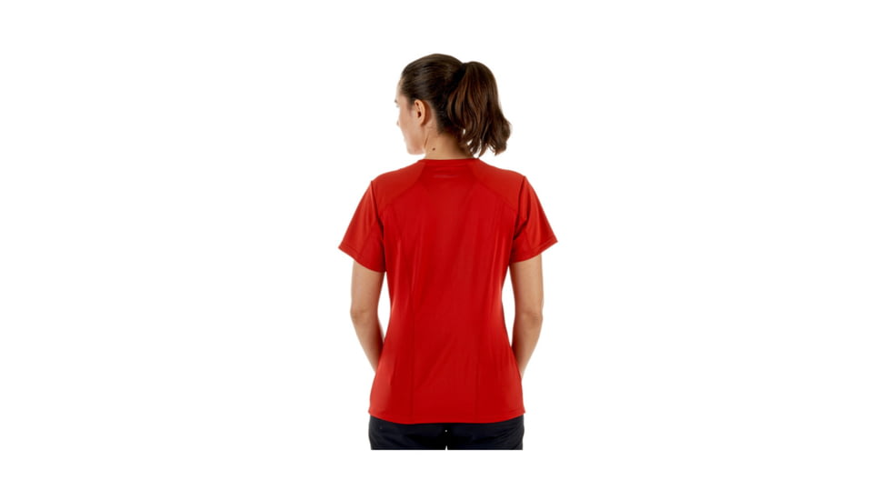 Mammut Womens Sertig T-Shirt, Magma-Magma, XXS, 1017-00140-3471-111