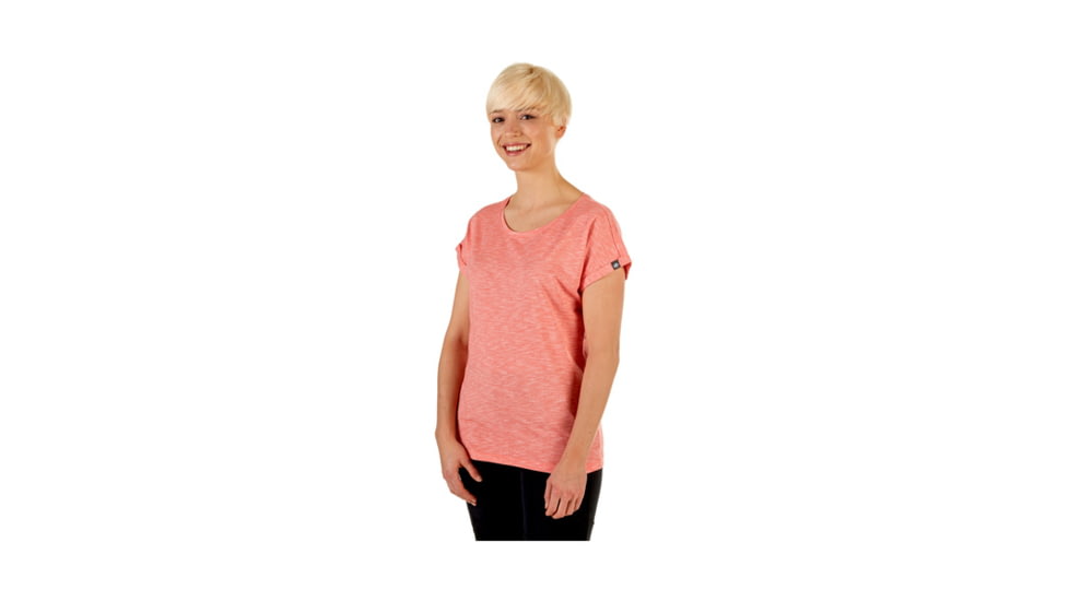 Mammut Womens Togira T-Shirt, Barberry Melange, S, 1017-07831-3413-113