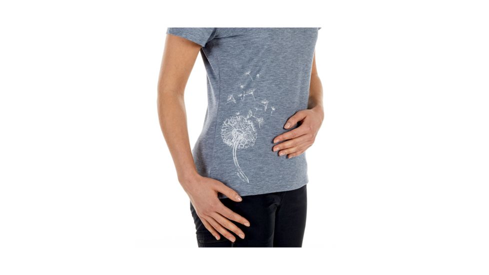 Mammut Trovat T-Shirt - Women's, Large, Jay Melange, 1017-09871-50013-115