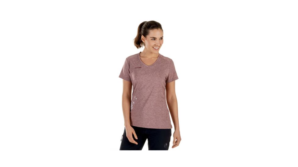 Mammut Trovat T-Shirt - Women's, Extra Large, Merlot Melange, 1017-09871-6237-116