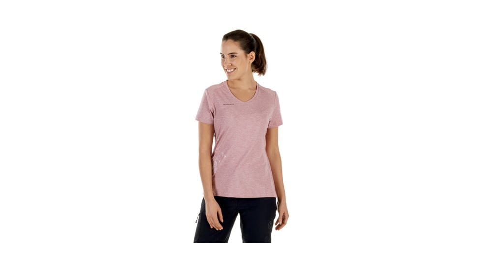 Mammut Trovat T-Shirt - Women's, Medium, Rose Melange, 1017-09871-3474-114