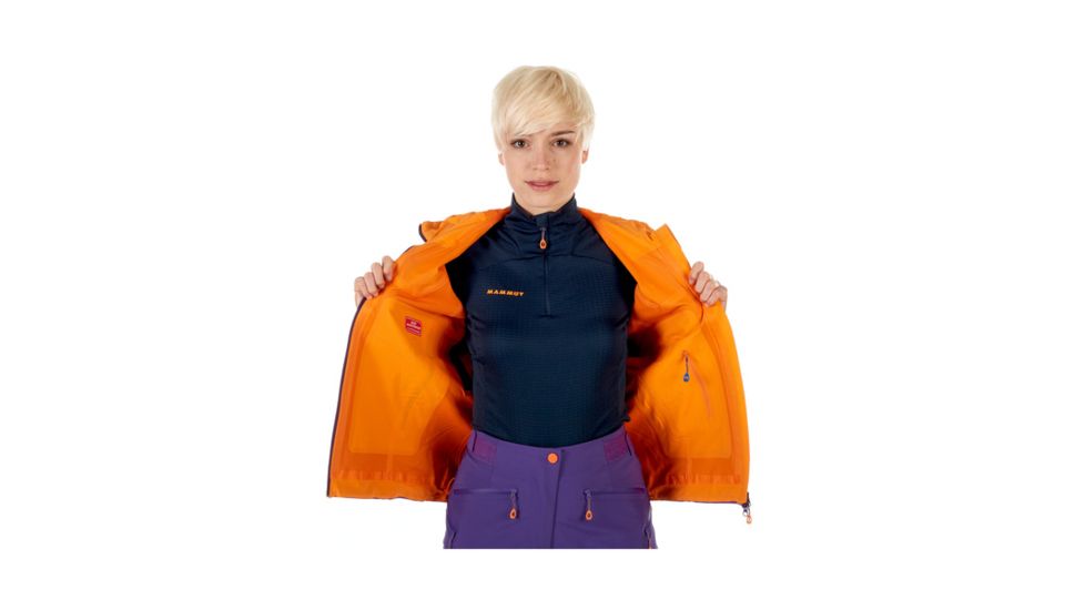 Mammut Womens Ultimate Eisfeld SO Hooded Jacket, Dawn, Extra Large, 1010-25090-6234-116