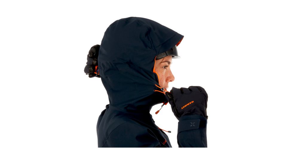 Mammut Womens Ultimate Eisfeld SO Hooded Jacket, Night, Extra Small, 1010-25090-5924-112