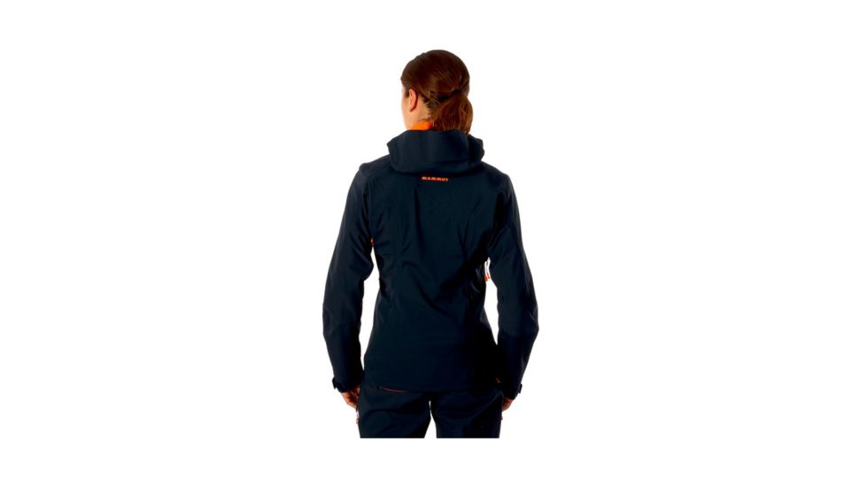 Mammut Womens Ultimate Eisfeld SO Hooded Jacket, Night, Extra Small, 1010-25090-5924-112