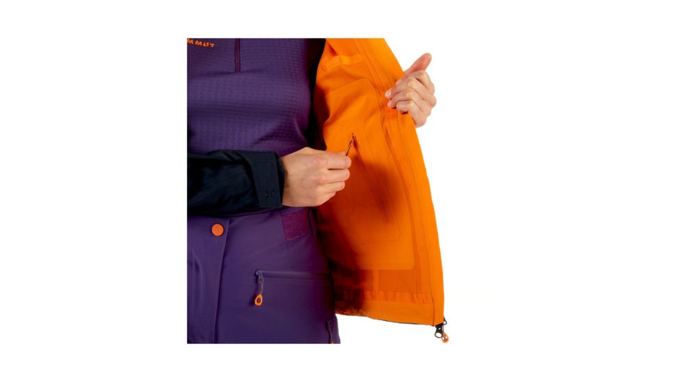 Mammut Womens Ultimate Eisfeld SO Hooded Jacket, Night, Extra Small, 1010-25090-5924-112