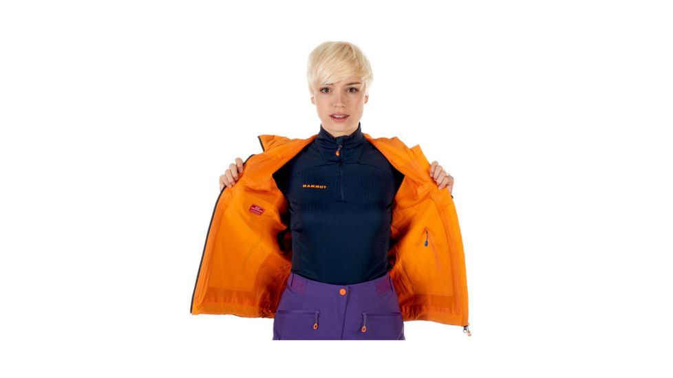 Mammut Womens Ultimate Eisfeld SO Hooded Jacket, Night, Extra Small, 1010-25090-5924-112
