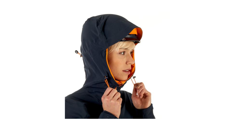 Mammut Womens Ultimate Eisfeld SO Hooded Jacket, Night, Extra Small, 1010-25090-5924-112