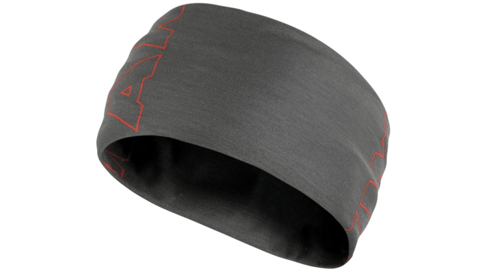 Mammut Zion Headband-Titanium/Dark Orange-One Size
