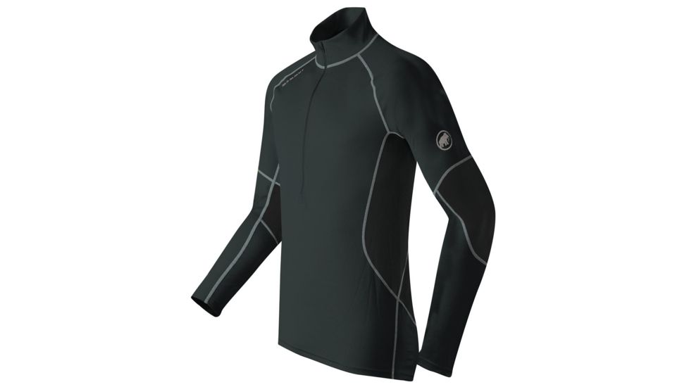 Mammut Zip Longsleeve All-Year - Men's-Black-Large