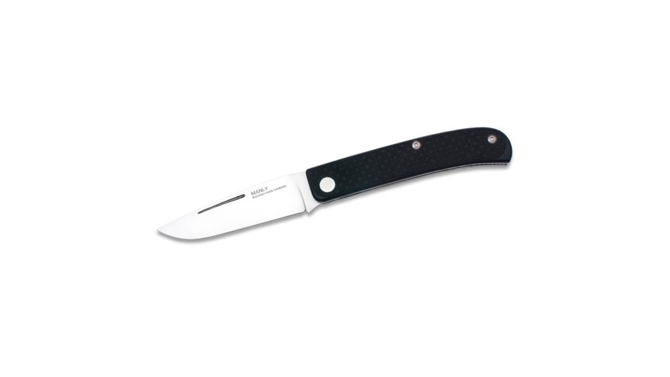 Manly Comrade CPM-154 Folding Knife, Black, Small, 01ML010