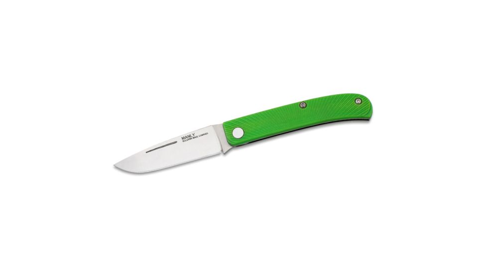 Manly Comrade CPM-154 Folding Knife, Green, Small, 01ML031