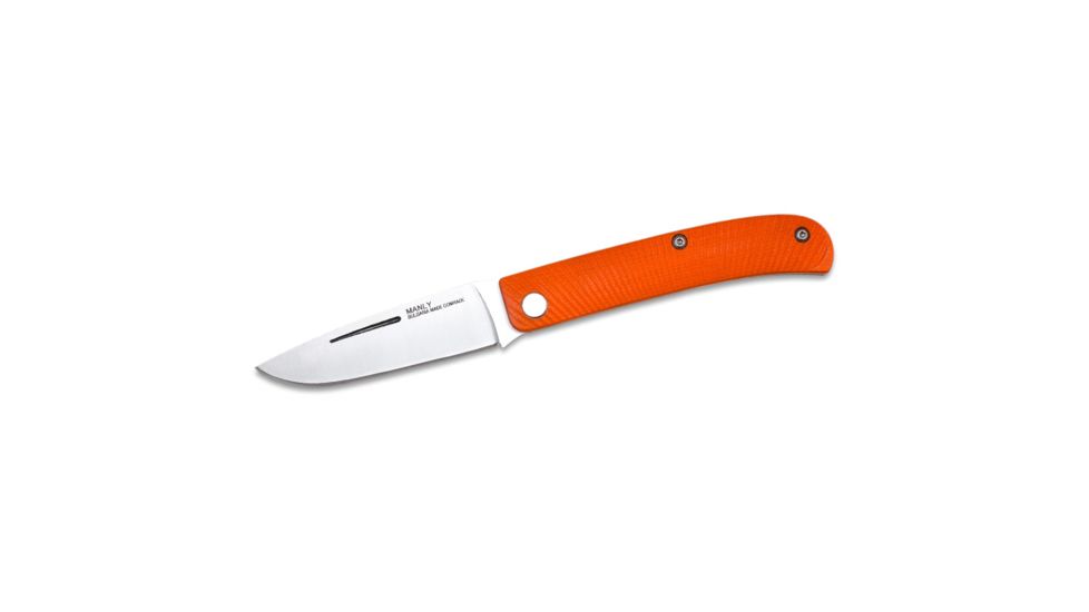 Manly Comrade CPM-154 Folding Knife, Orange, Small, 01ML030