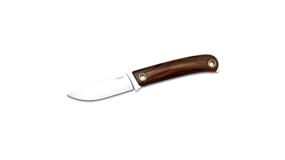 Manly Patriot CPM-154 Fixed Blade Knife, Desert Ironwood, Small, 02ML009