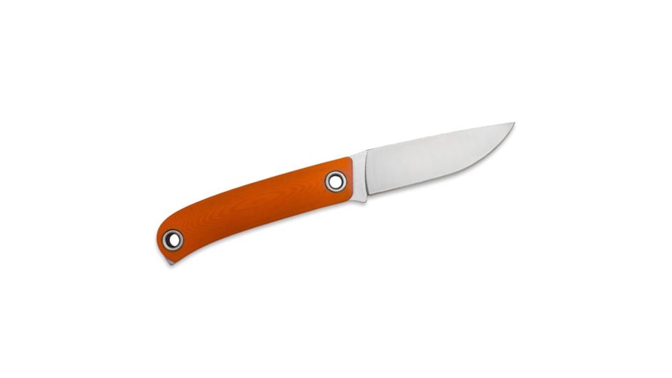 Manly Patriot CPM-154 Fixed Blade Knife, Orange, Small, 02ML008
