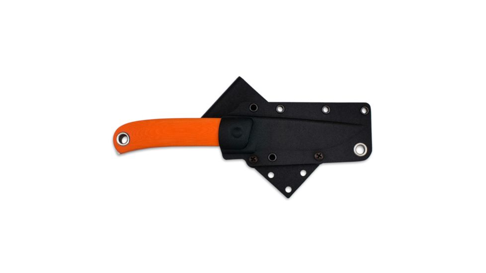 Manly Patriot CPM-154 Fixed Blade Knife, Orange, Small, 02ML008