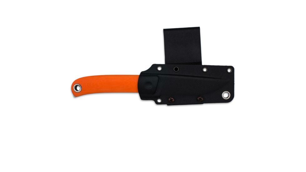 Manly Patriot CPM-154 Fixed Blade Knife, Orange, Small, 02ML008