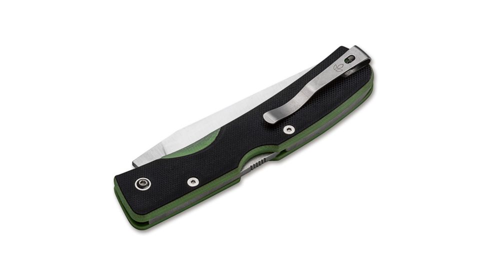 Manly Peak CPM-154 Two Hand Folding Knife, Toxic Green, Small, 01ML059