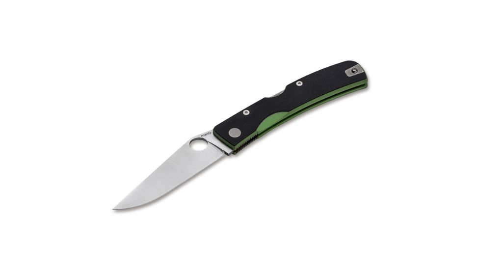 Manly Peak CPM-S-90V Folding Knife, Toxic Green, Small, 01ML057US