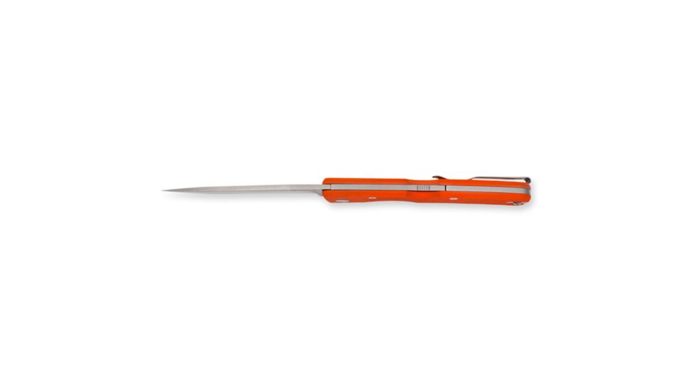 Manly Peak CPM-S90V Two Hand Folding Knife, Orange, Small, 01ML027