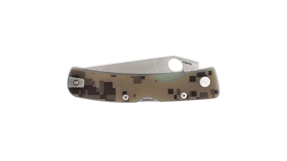 Manly Peak D2 Folding Knife, Digital Camo, Small, 01ML013US