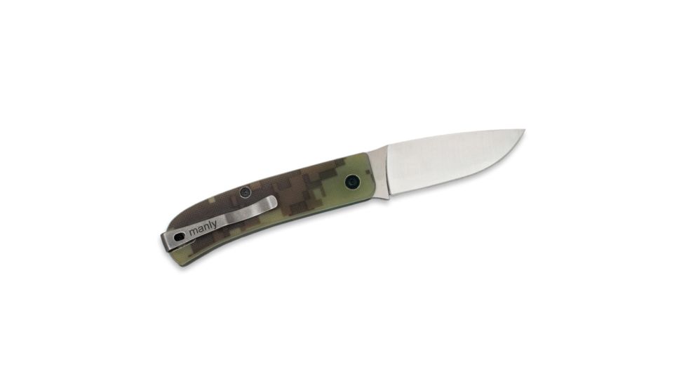 Manly Wasp 14C28N Folding Knife, Digital Camo, Small, 01ML069