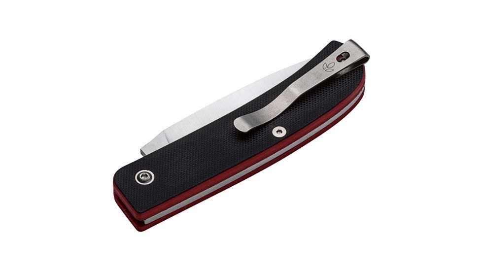 Manly Wasp CPM-S-90V Folding Knife, Red/Black, Small, 01ML054