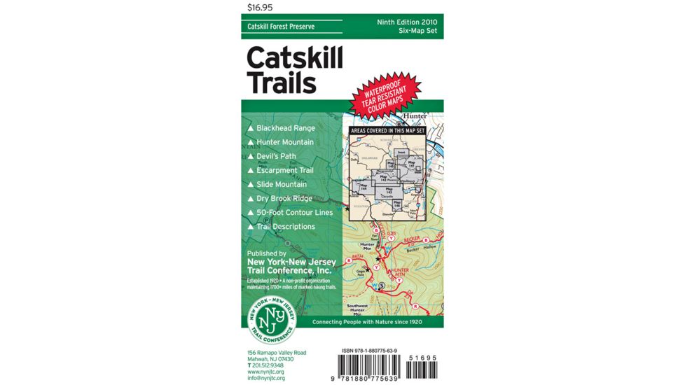 Map Catskill, Ny/njtc, Publisher - Ny/nj Trail Confrnce