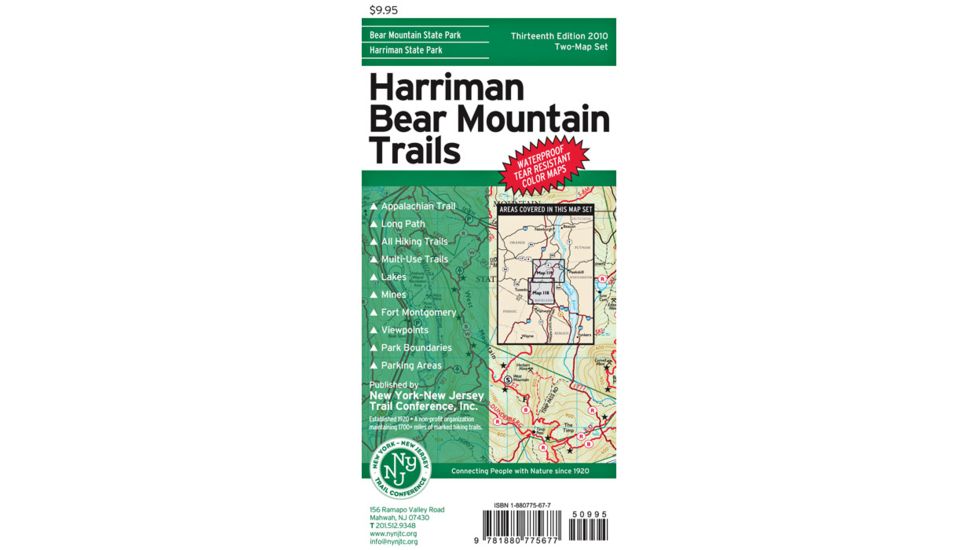 NY/NJ Trail Conference South Taconic 3rd Ed 2015 978-1-880775-85-1