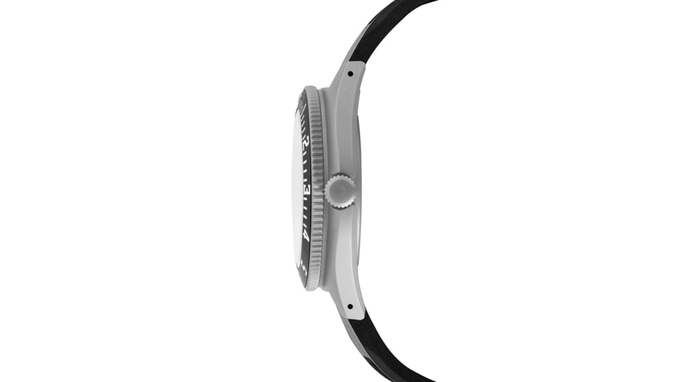 Marathon Arctic Steel Navigator W/Date Ssnav-D 3-Piece Rubber Strap Kit, White, 41mm, WW194013SS-0530